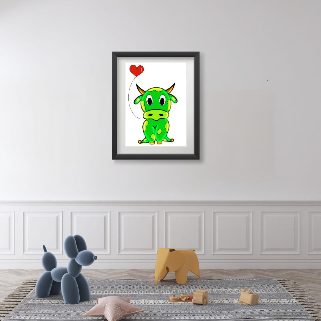 MOOvelous Darling Green Balloon - Image 4