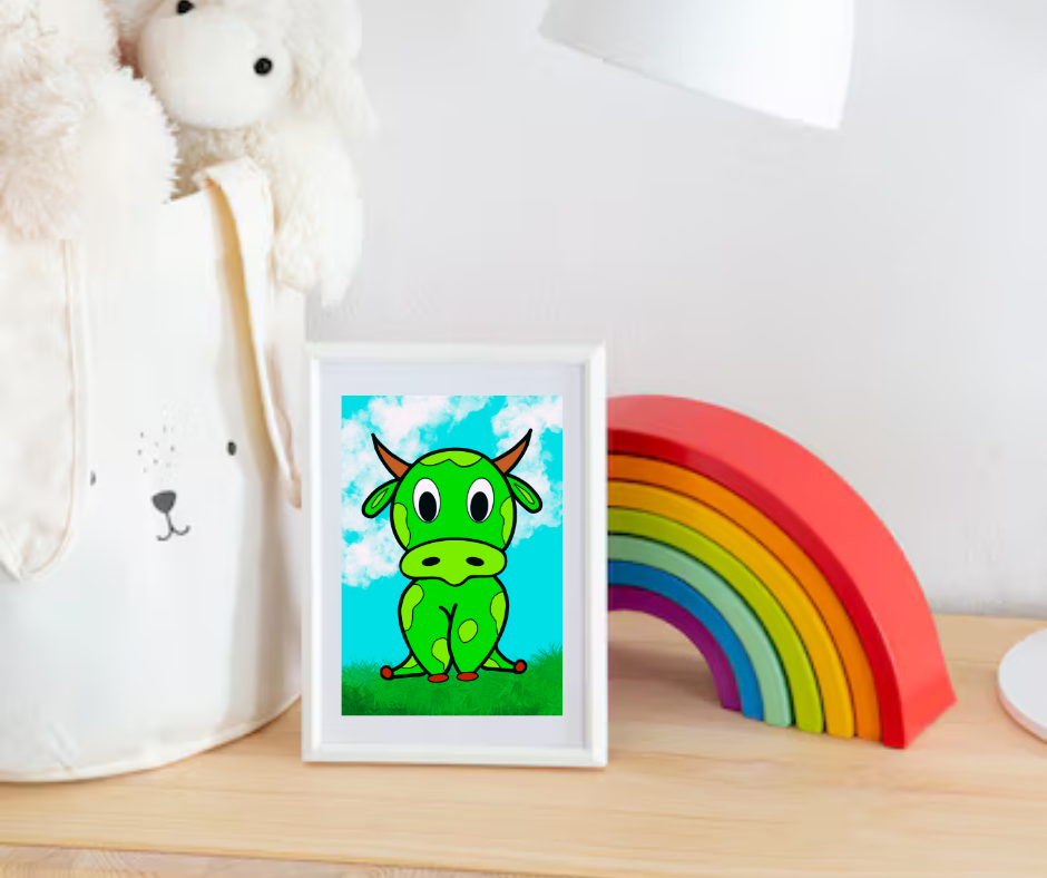 MOOvelous Darling Green With Sky - Image 2