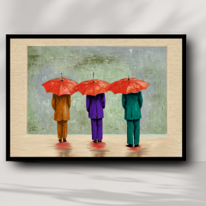 Silent Shields Trio Yellow Green Blue Coats